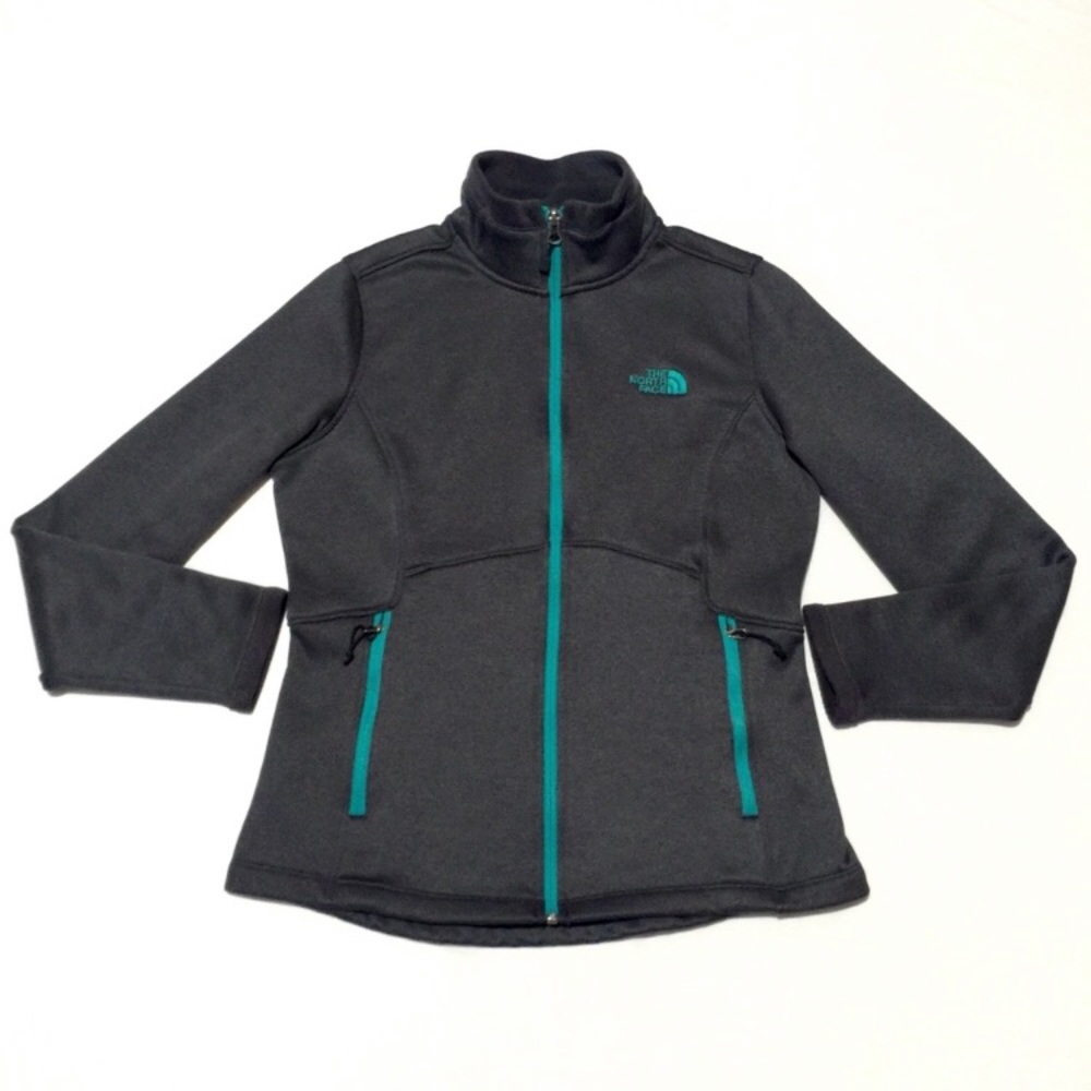 The North Face soft shell full zip jacket